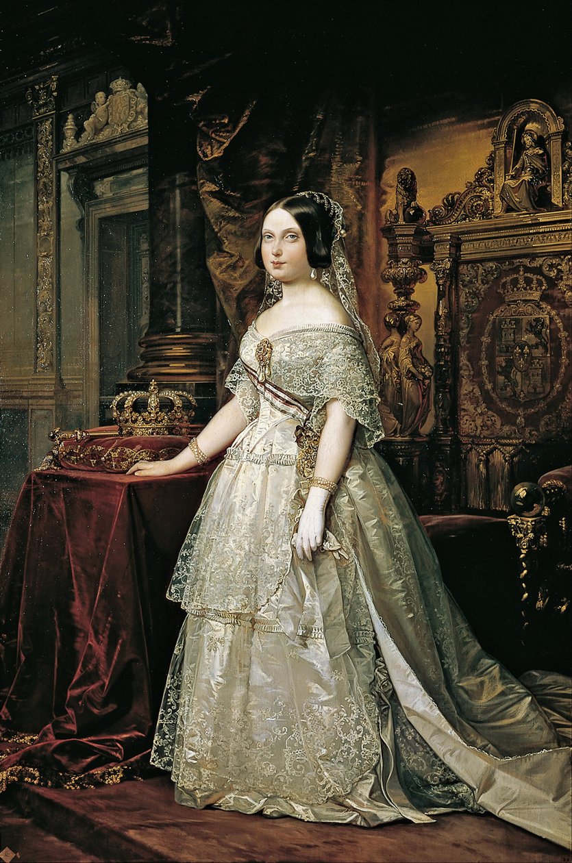 Isabel II von Spanien von Federico de Madrazo y Kuntz