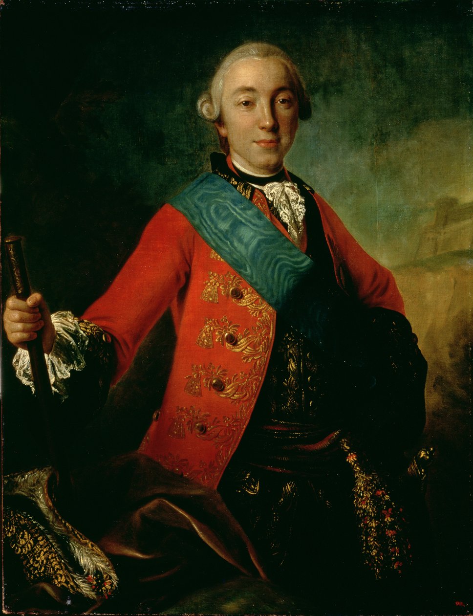 Porträt von Petr Fedorovich von Fedor Stepanovich Rokotov