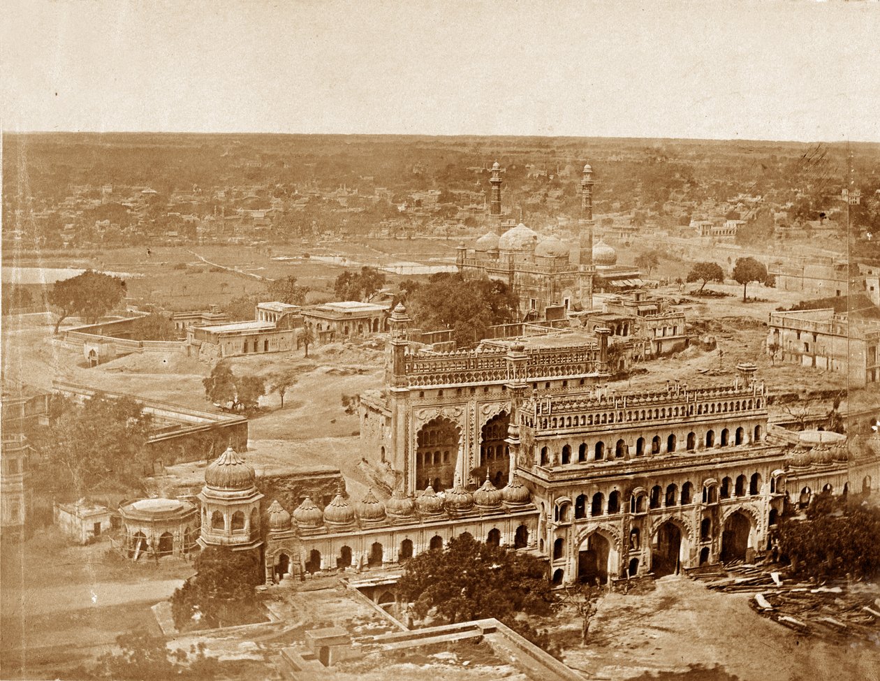 Panorama von MachiBoran, Lucknow von Felice Beato
