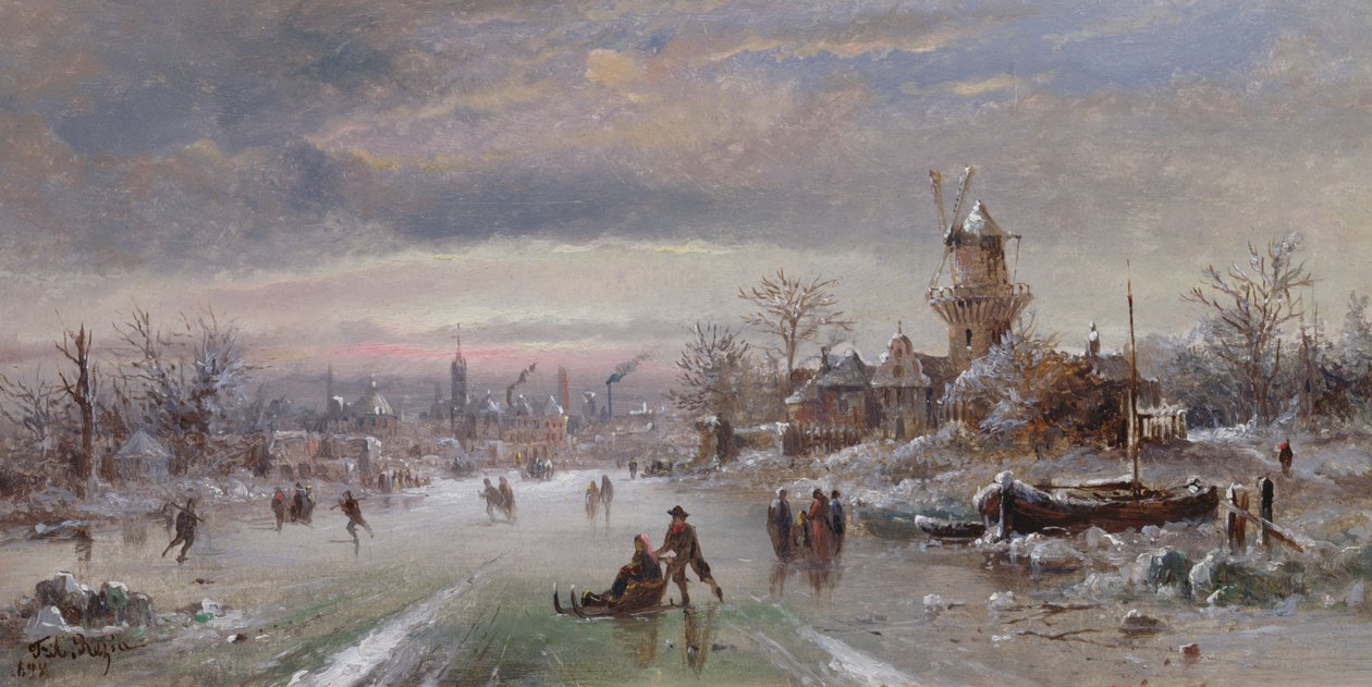 Am Ende des Tages, 1898 von Felice A. Rezia
