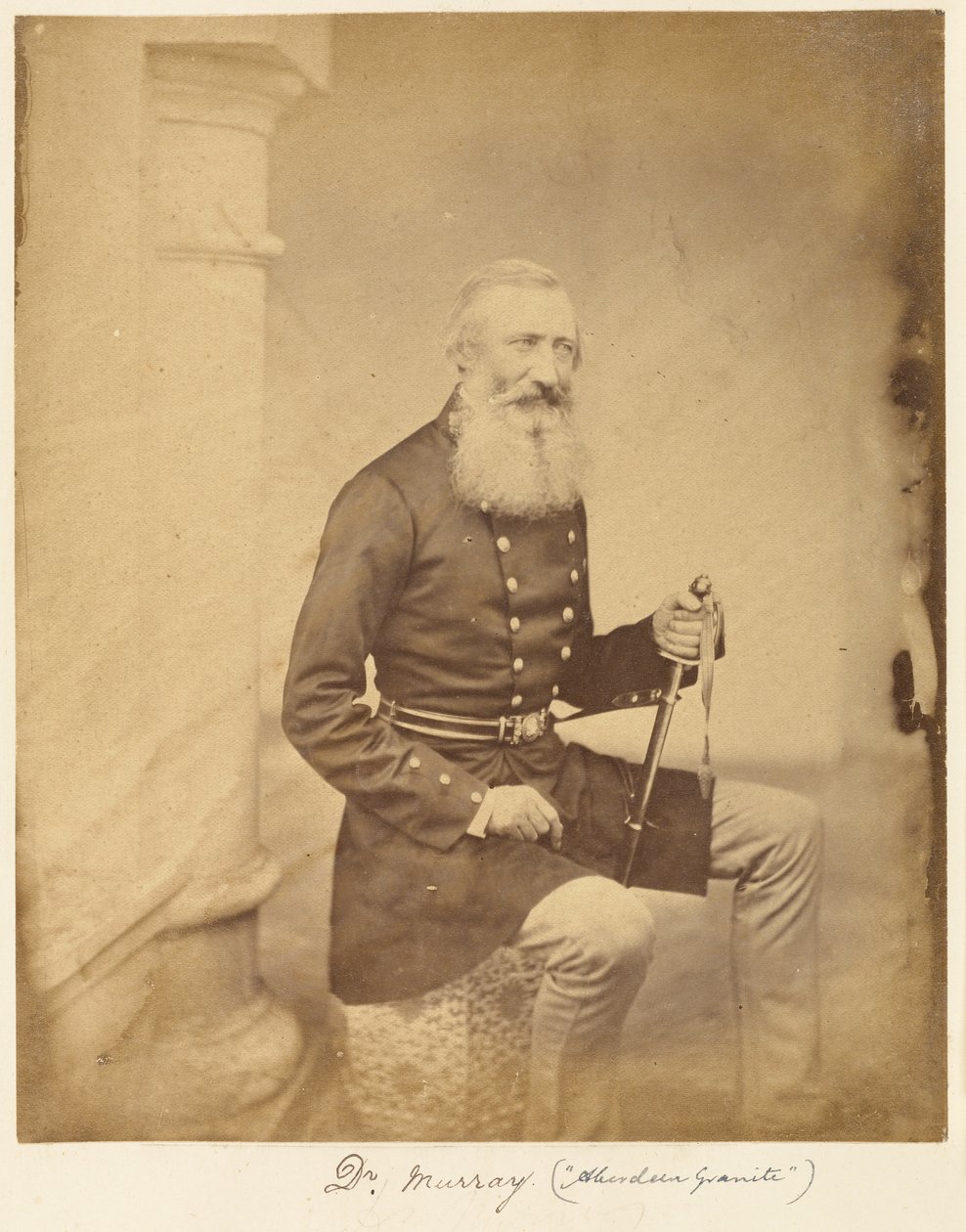 Doktor Murray. ("Aberdeen Granit") von Felice Beato