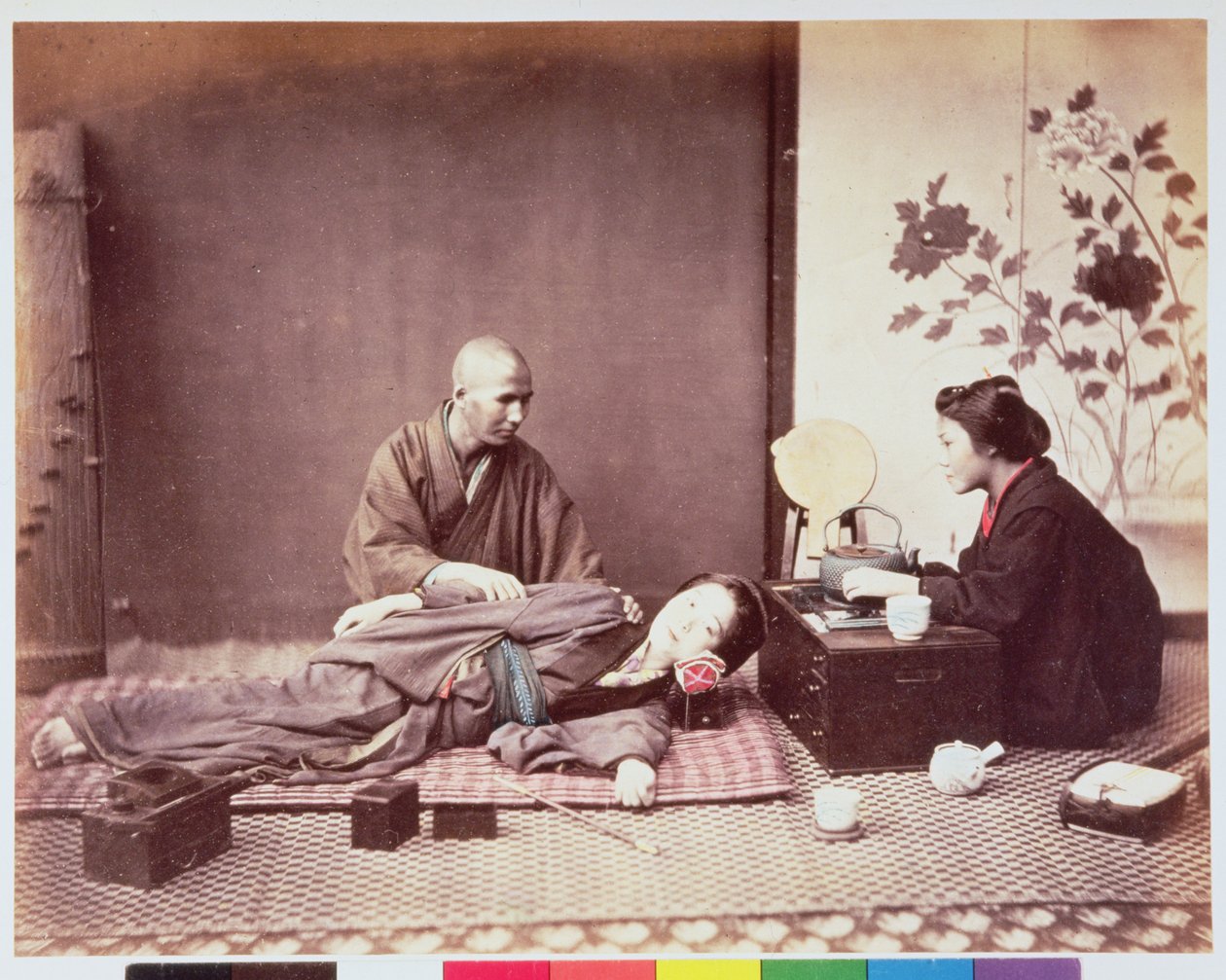 Japanischer Masseur, ca. 1890 von Felice Beato