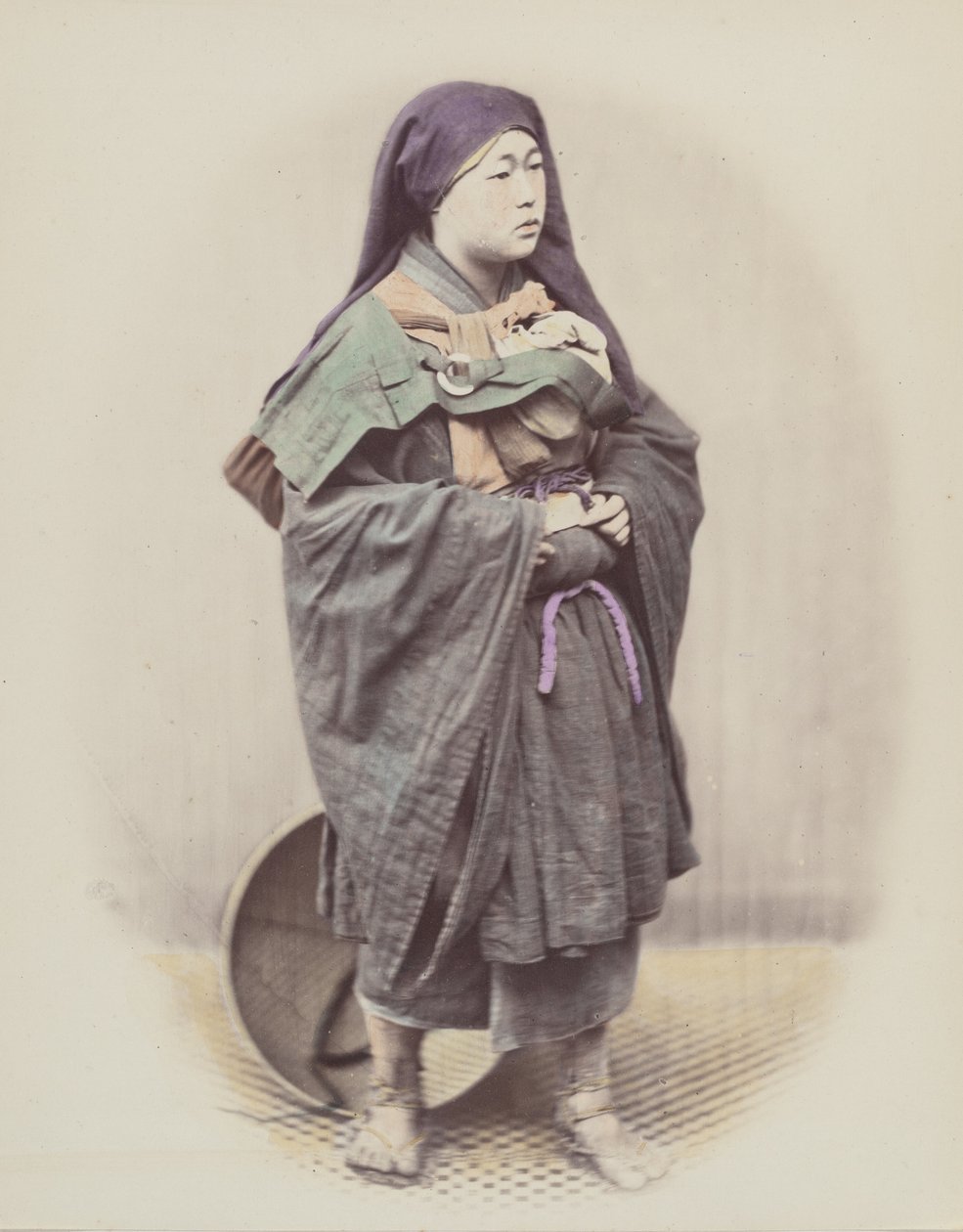 Bettelnde Nonne, 1868 von Felice Beato