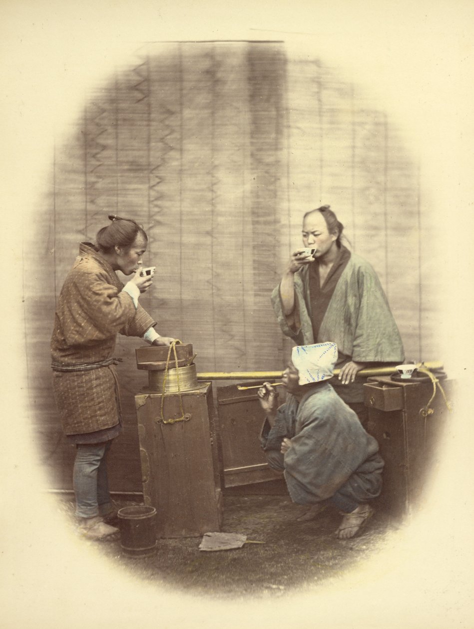 Saki-Verkäufer von Felice Beato