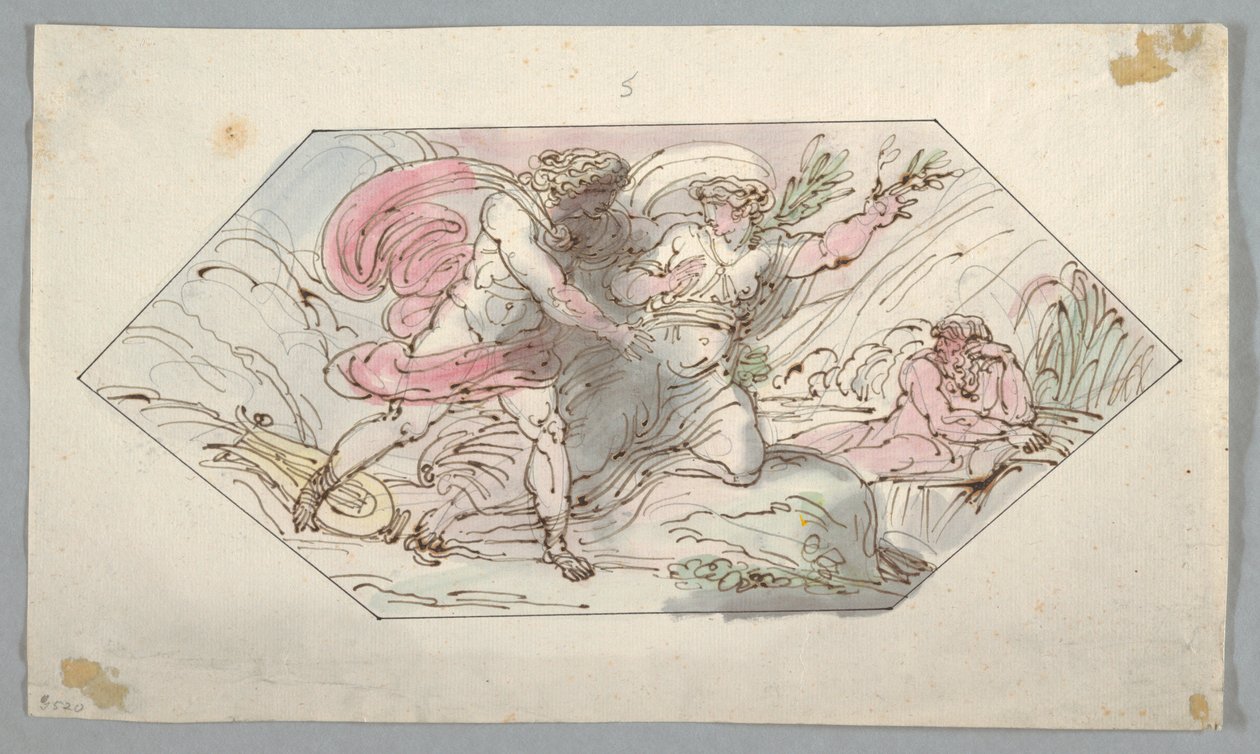 Apollo und Daphne, 1796–1798 von Felice Giani