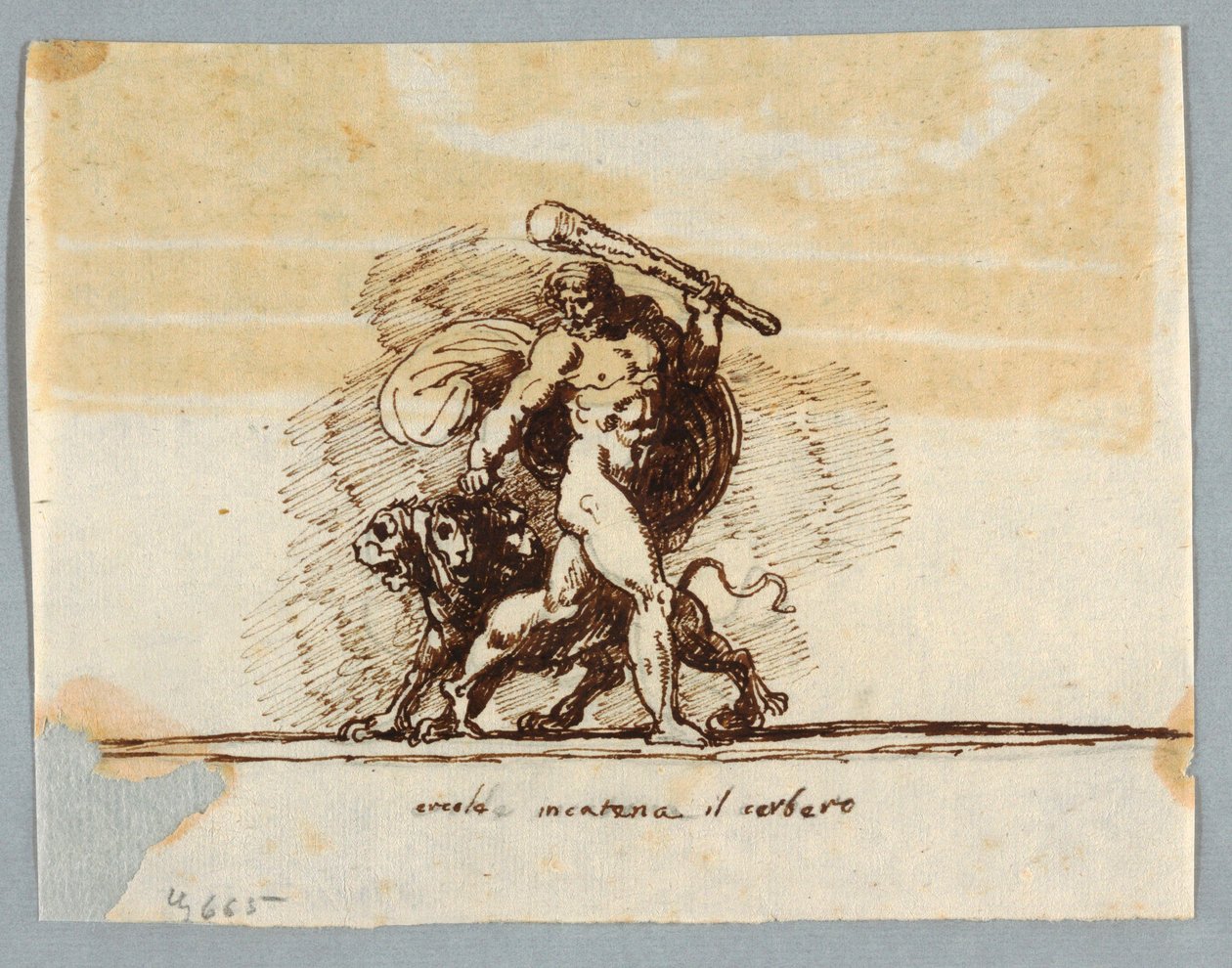 Herkules und Cerberus von Felice Giani