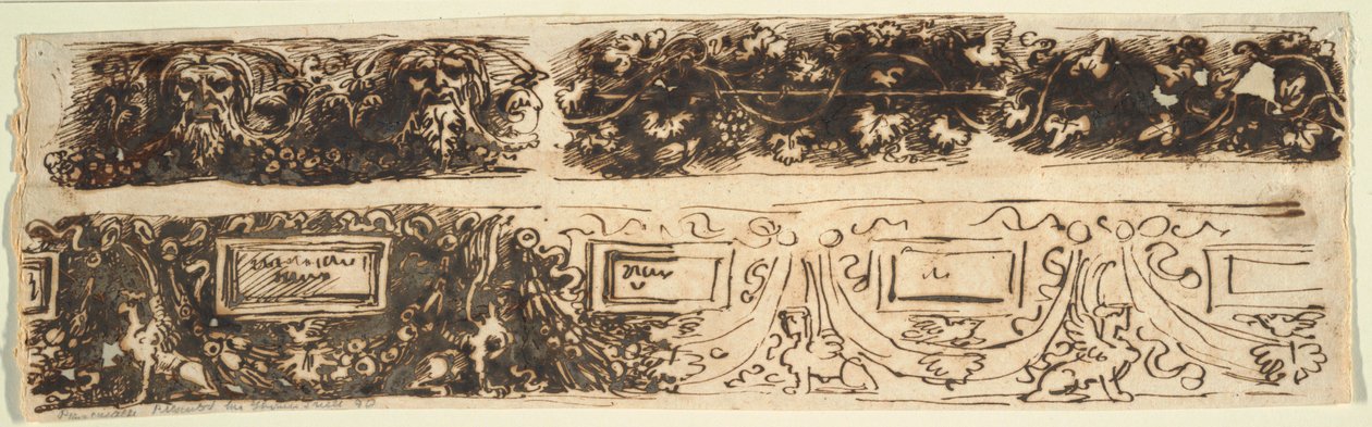 Drei Friese von Felice Giani