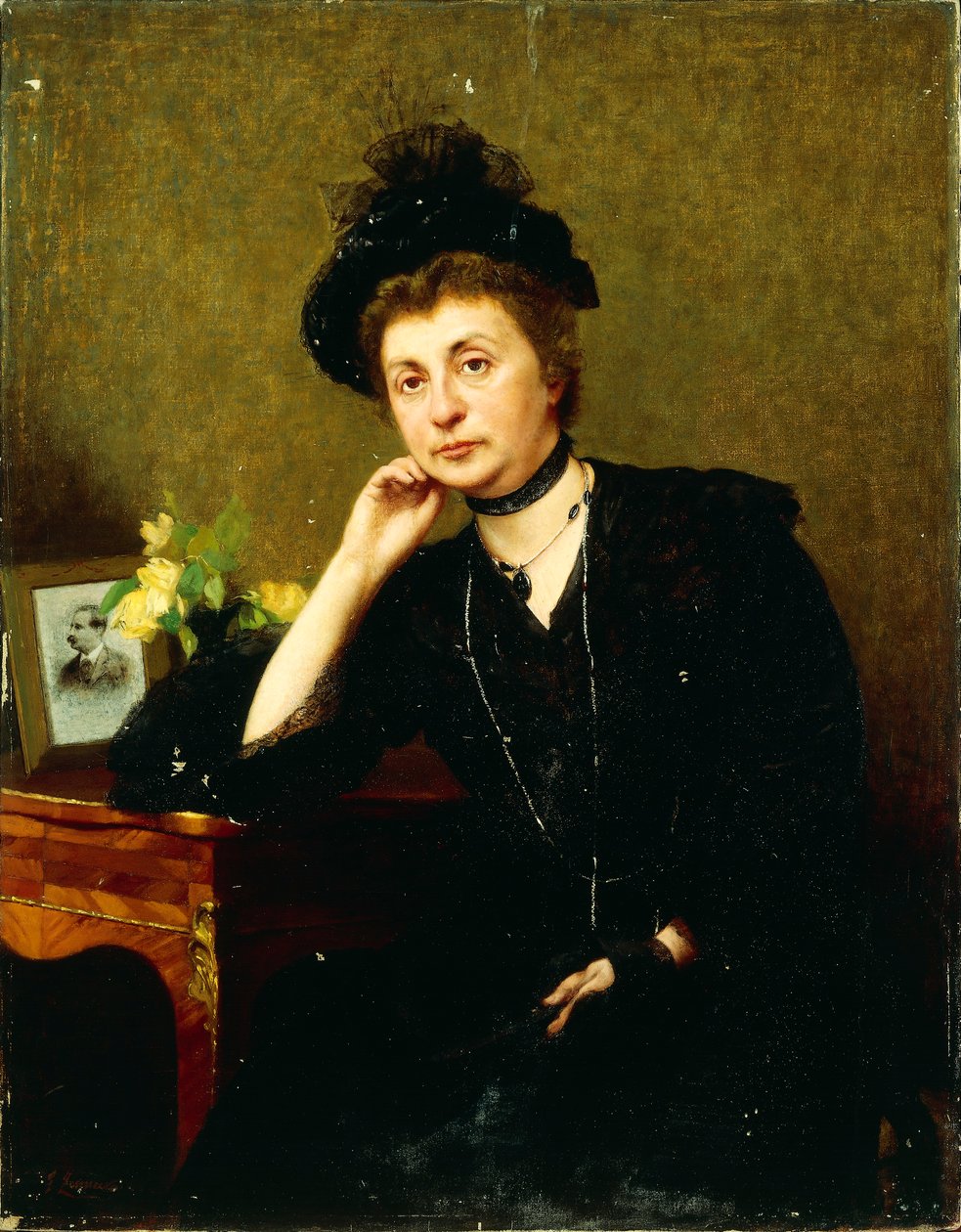 Porträt von Mrs. Pia Cottini von Felice Zennaro