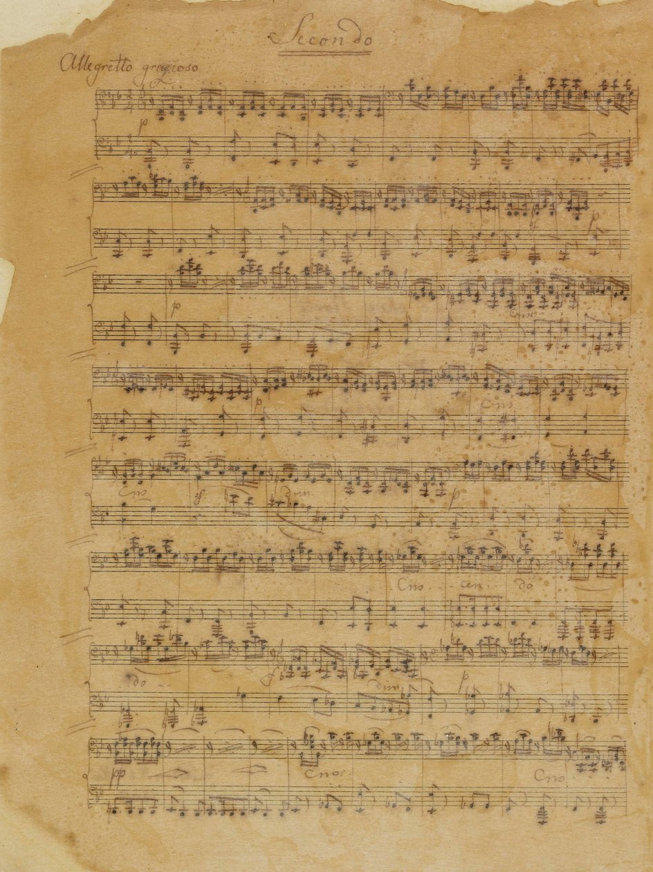 Lied ohne Worte für das Piano vierhändig von Felix Bartholdy Mendelssohn