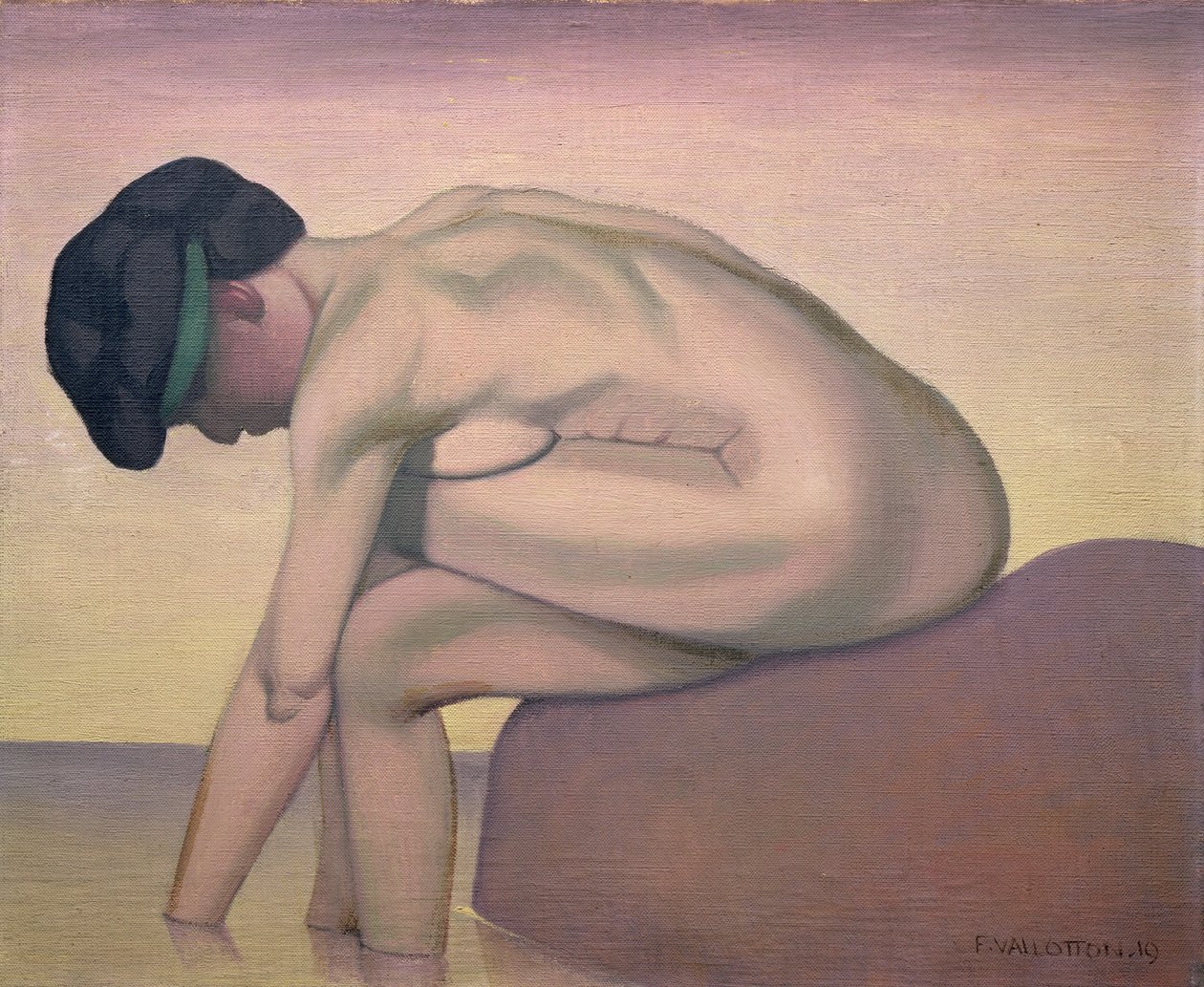 Der Badende, 1919 von Felix Edouard Vallotton