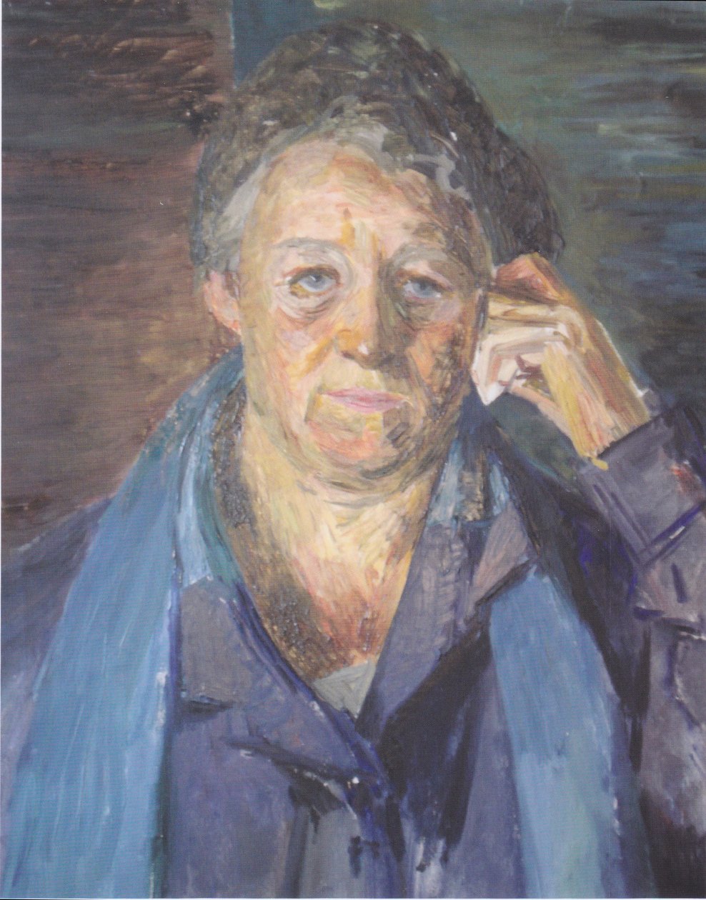 Porträt einer alten Frau Hermine Ilming von Felix Esterl