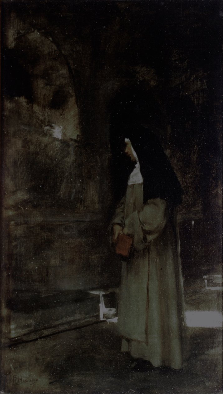 Die Mutter im Kloster von Felix Resurreccion Hidalgo
