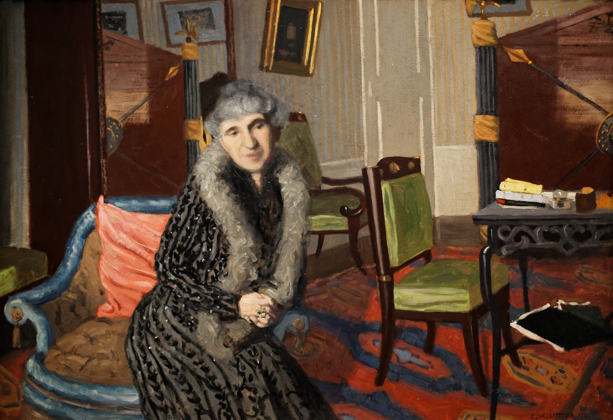 Madame Alexandre Bernheim von Felix Edouard Vallotton