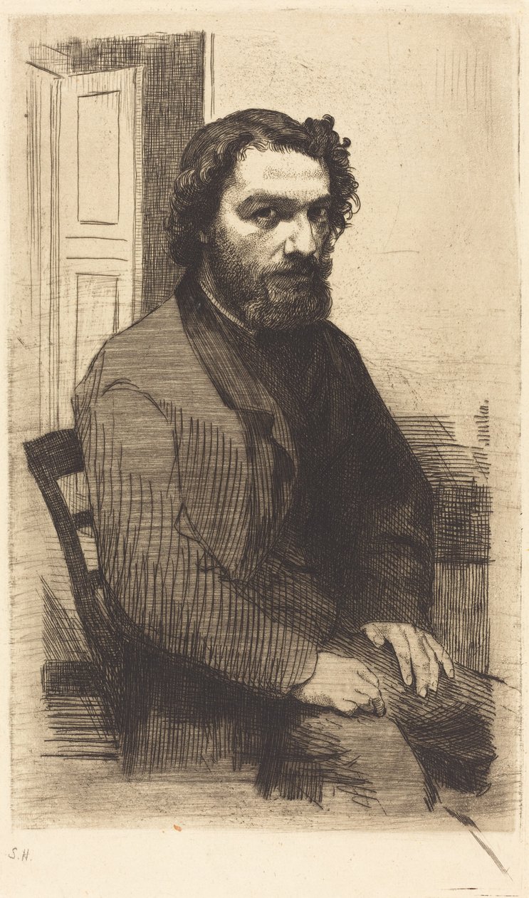 Alphonse Legros von Felix Bracquemond