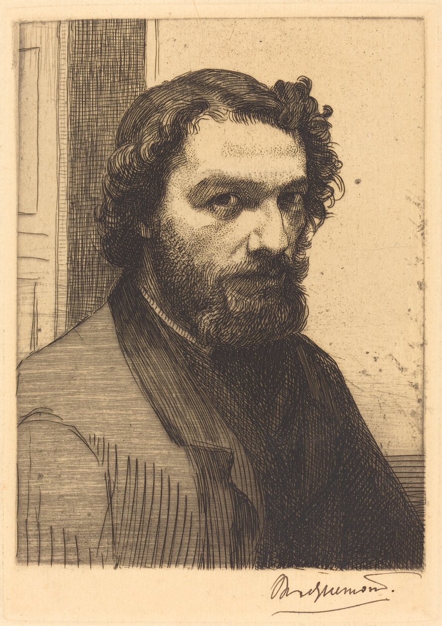 Alphonse Legros von Felix Bracquemond