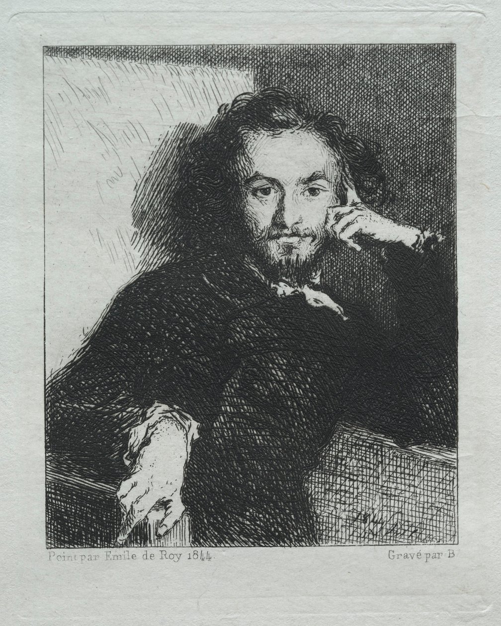 Baudelaire, nach Emil de Roy, 1869 von Felix Bracquemond
