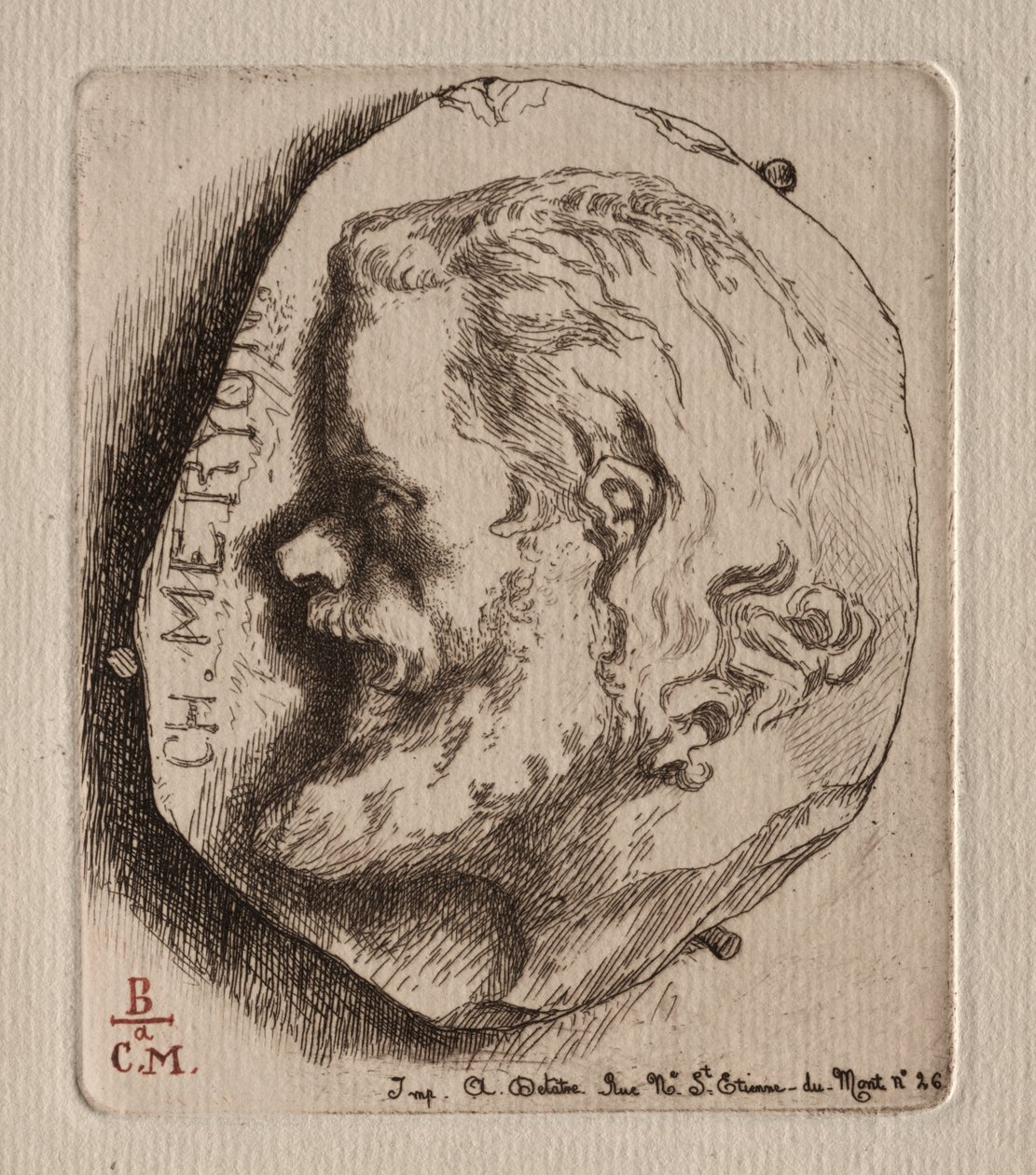 Charles Meryon von Felix Bracquemond