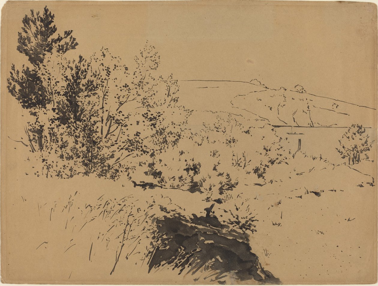 Küstenlandschaft von Felix Bracquemond
