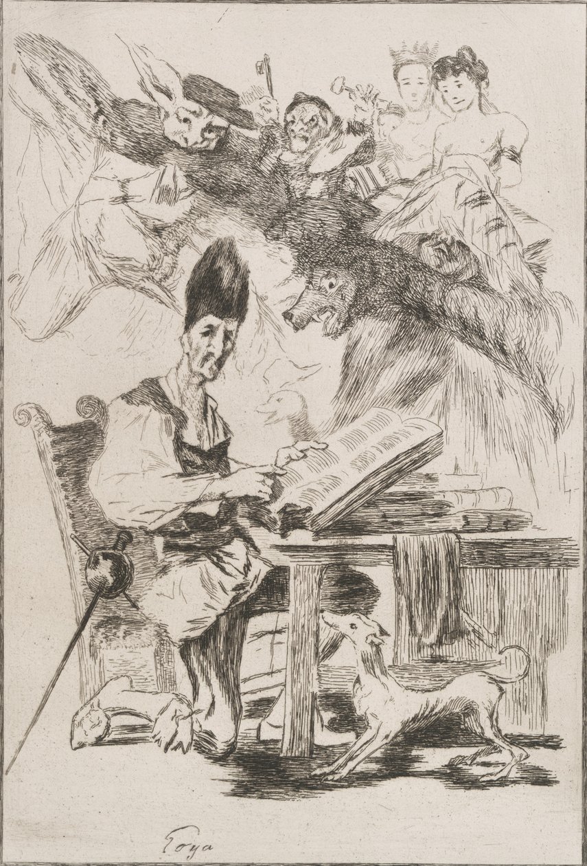 Don Quichotte von Felix Bracquemond