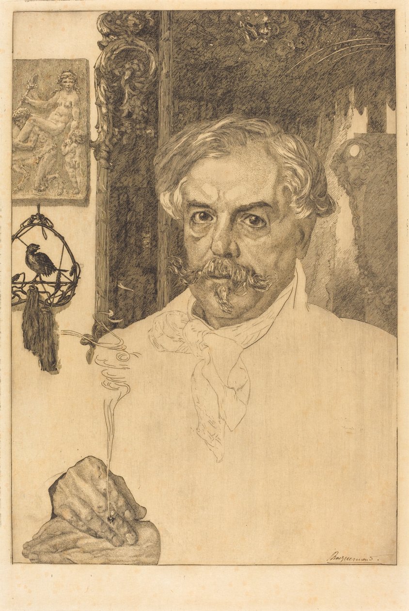 Edmond de Goncourt von Felix Bracquemond