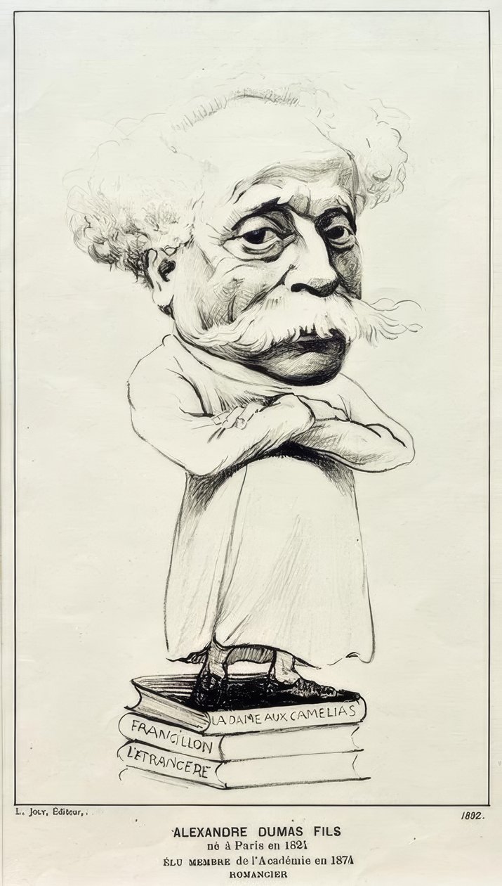 Alexandre Dumas Sohn von Felix Edouard Vallotton