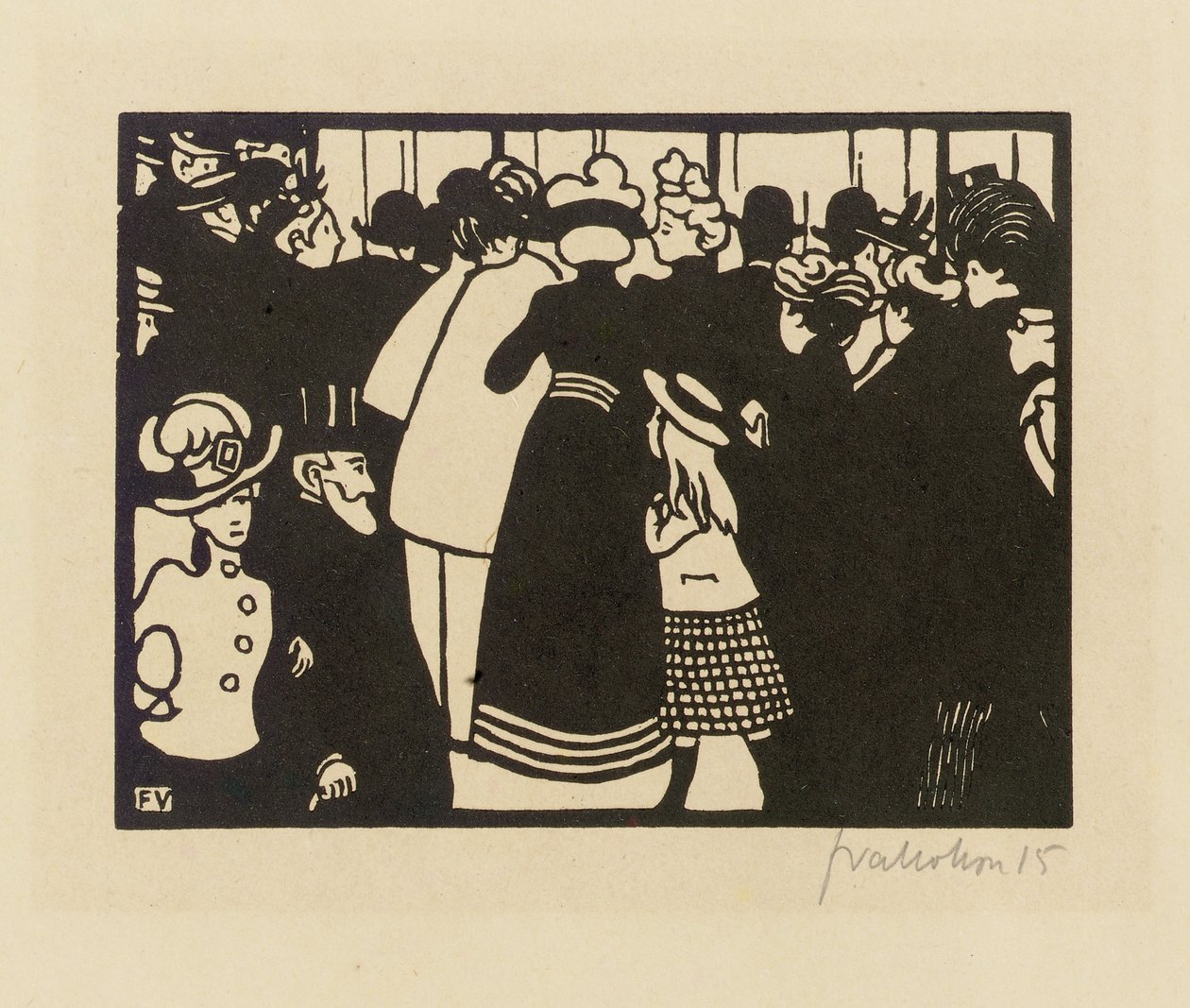 Weltausstellung 1900 von Felix Edouard Vallotton
