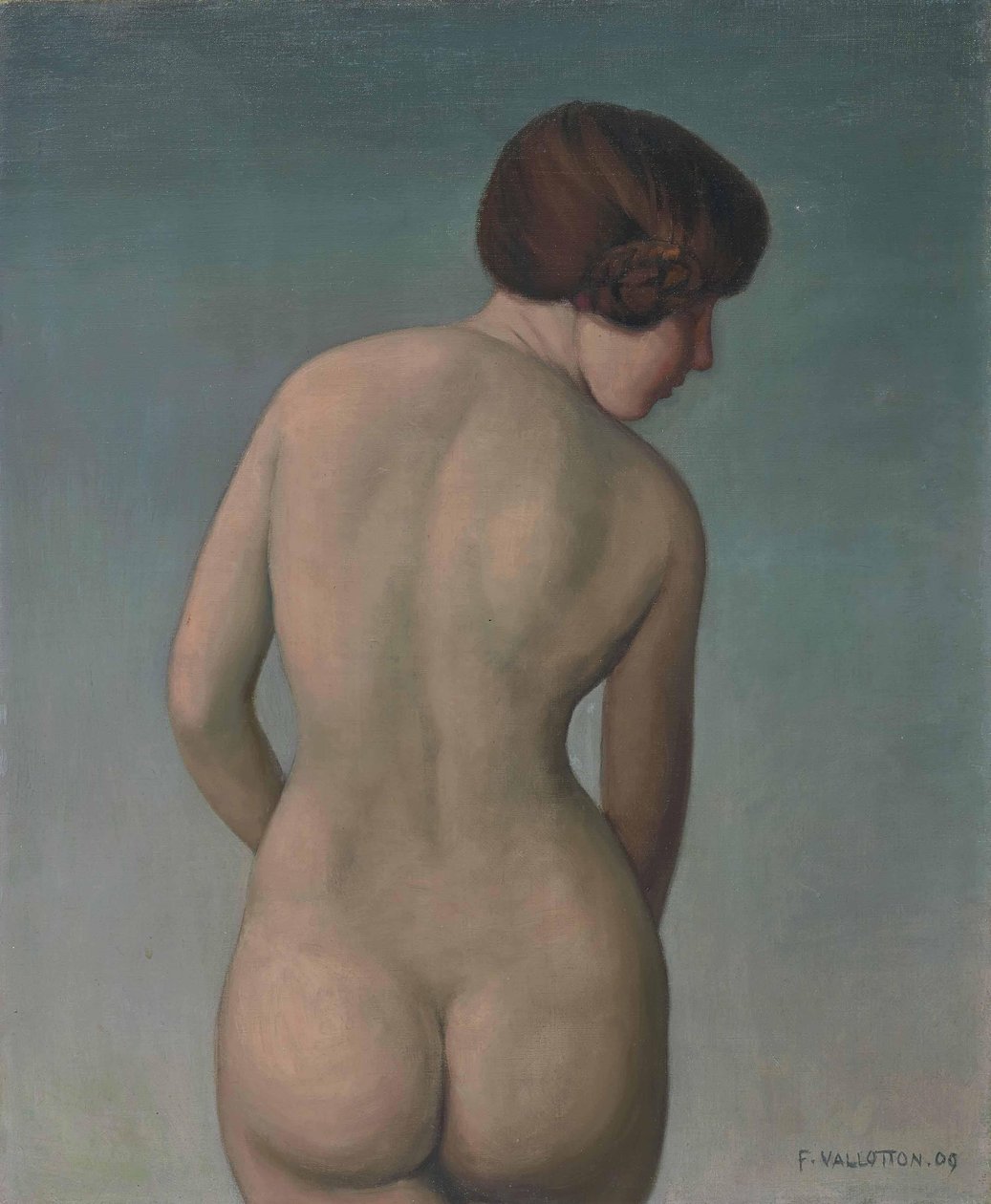 Nackte Frau von hinten, 1909 von Felix Edouard Vallotton