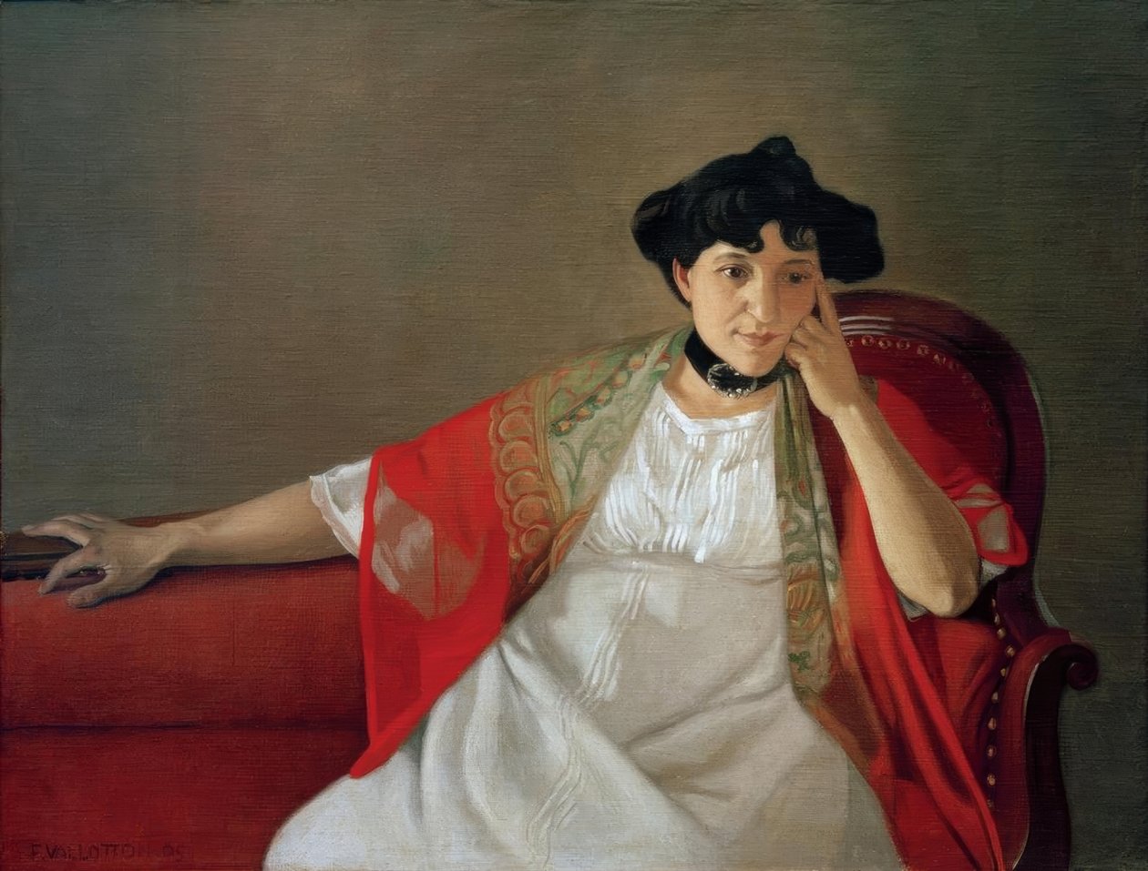 Gabrielle Vallotton von Felix Edouard Vallotton
