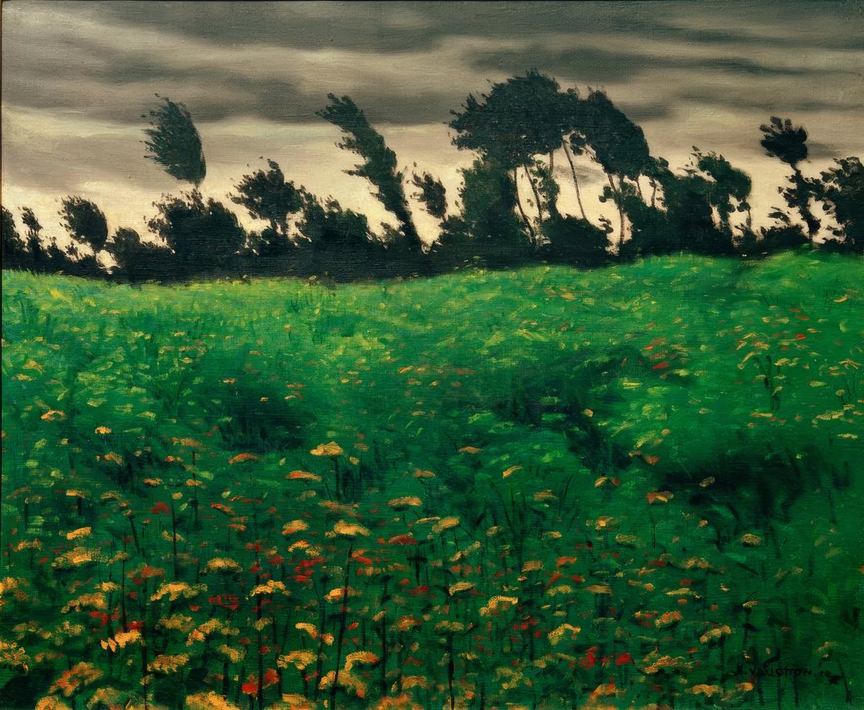 Das blühende Feld von Felix Edouard Vallotton
