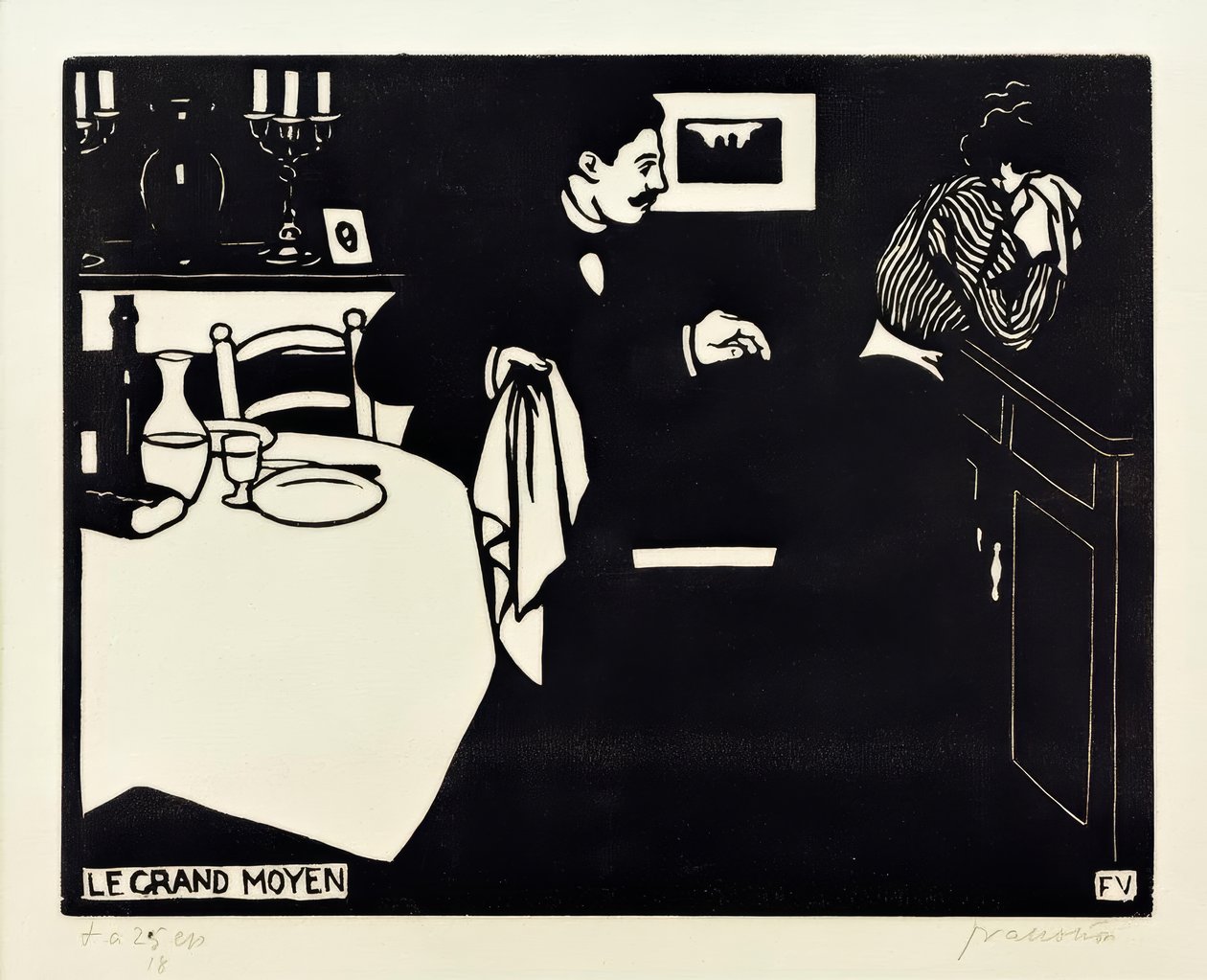 Das große Mittel von Felix Edouard Vallotton