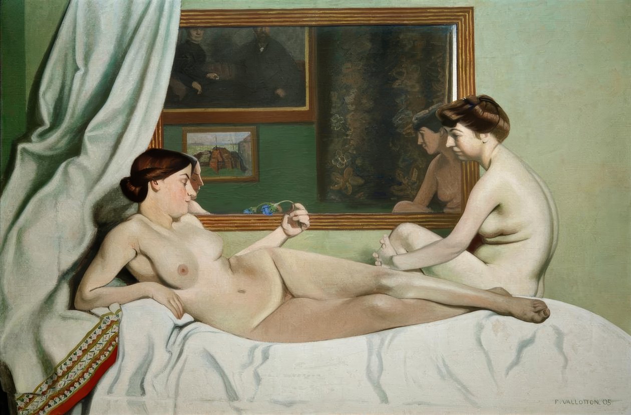 Die Ruhe der Modelle von Felix Edouard Vallotton