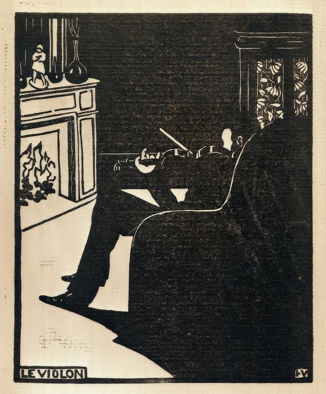 Die Geige von Felix Edouard Vallotton