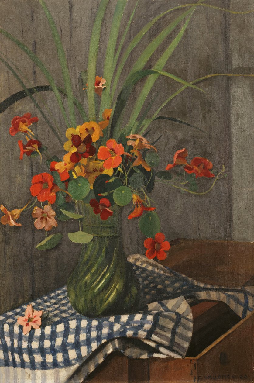 Kapuzinerkresse von Felix Edouard Vallotton