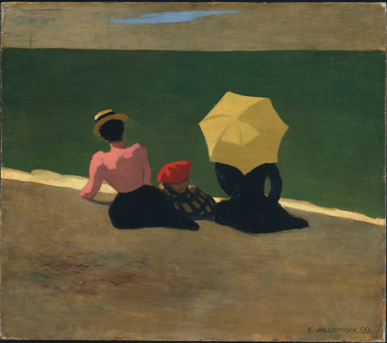 Am Strand, 1899 von Felix Edouard Vallotton