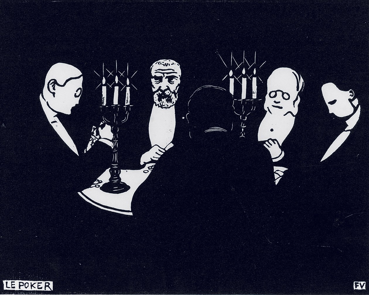 Poker von Felix Edouard Vallotton