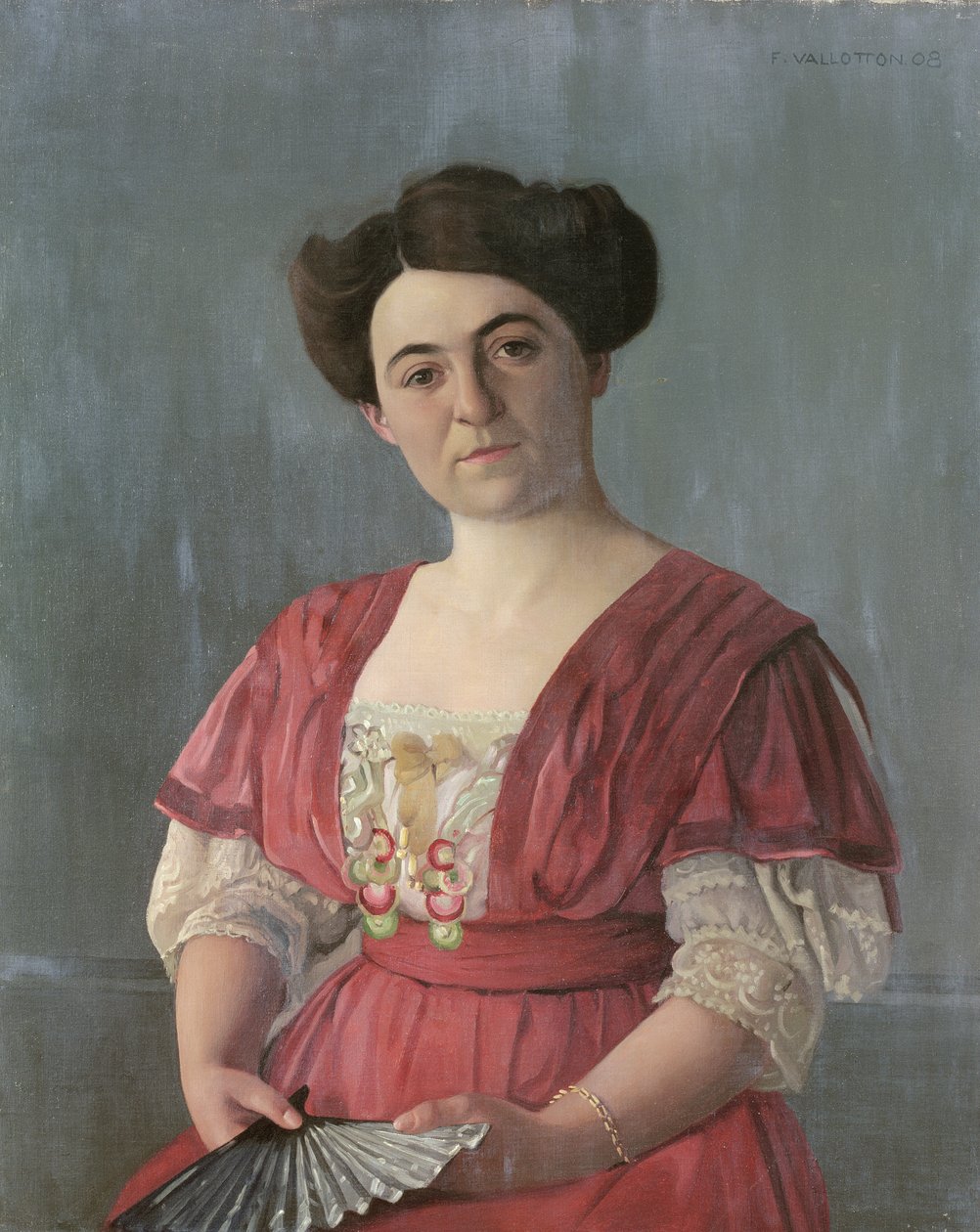 Porträt von Mme Haasen, 1908 von Felix Edouard Vallotton