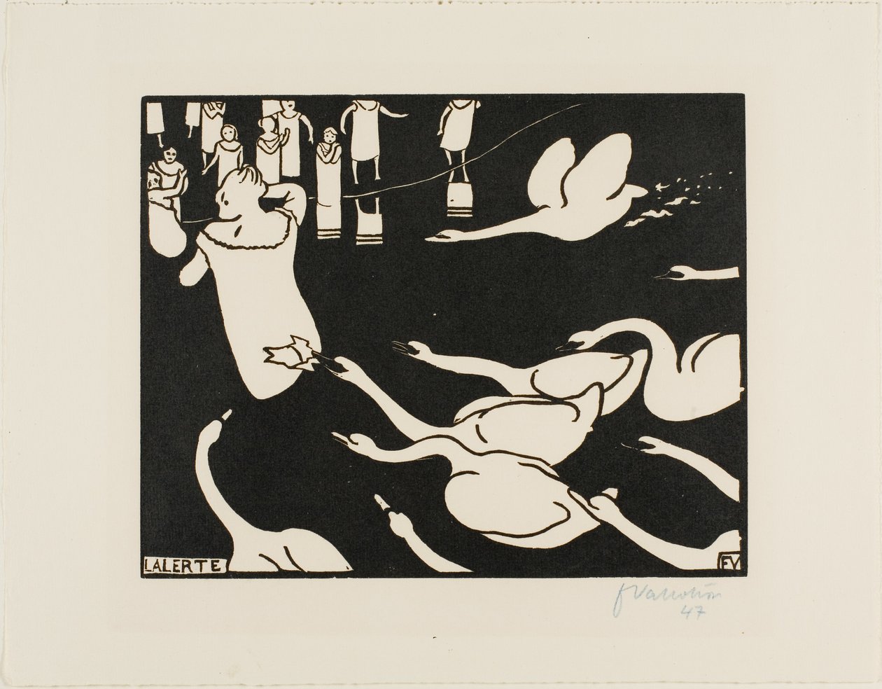 Der Alarm von Felix Edouard Vallotton