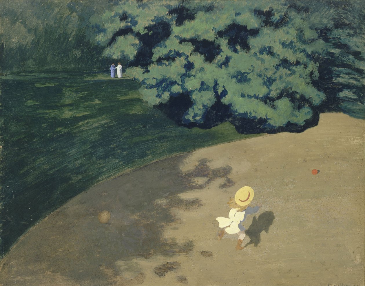 Der Ball, 1899 von Felix Edouard Vallotton