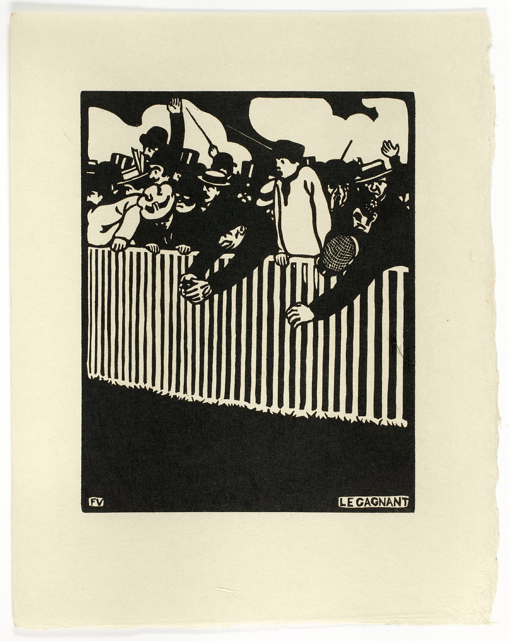 Der Gewinner von Felix Edouard Vallotton