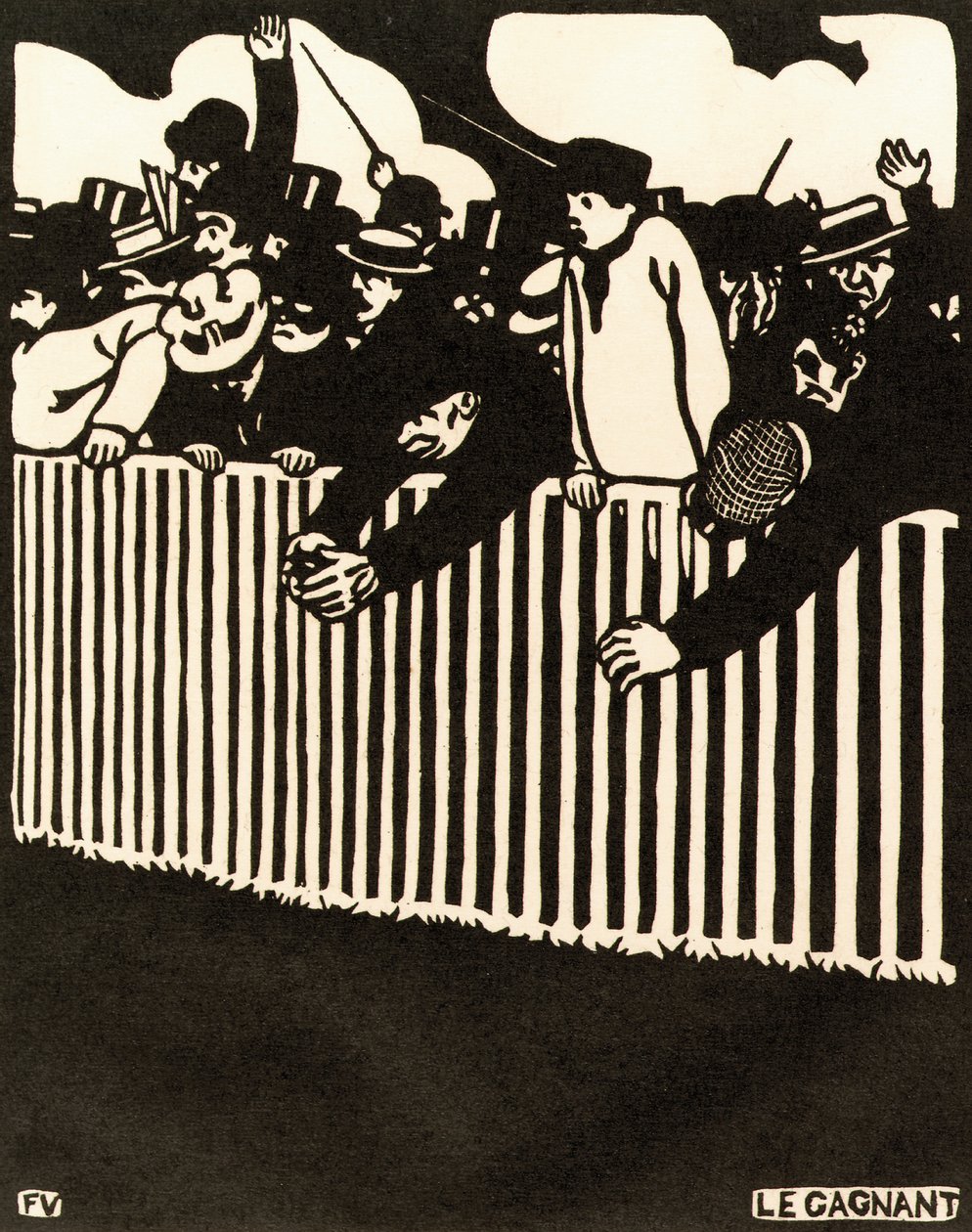 Der Gewinner, 1898 von Felix Edouard Vallotton