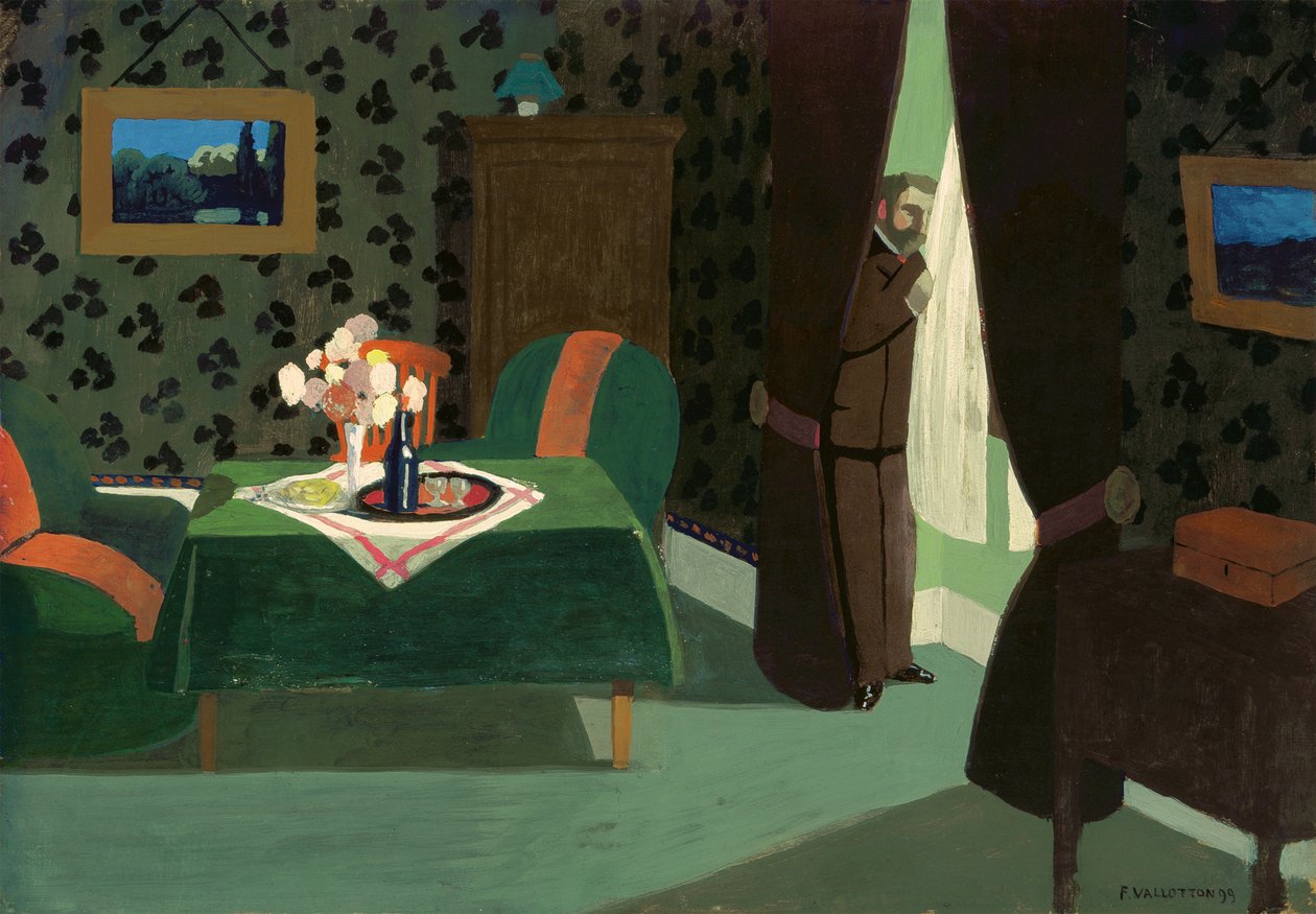 Das Warten, 1899 von Felix Edouard Vallotton
