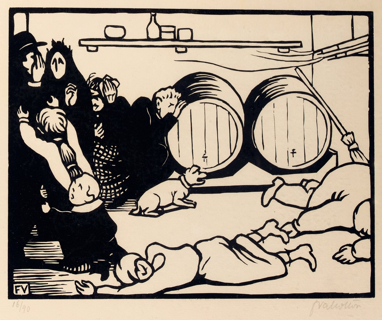Das ist Krieg, 1915-16 von Felix Edouard Vallotton