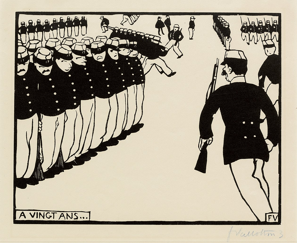 Zwanzig Jahre... von Felix Edouard Vallotton