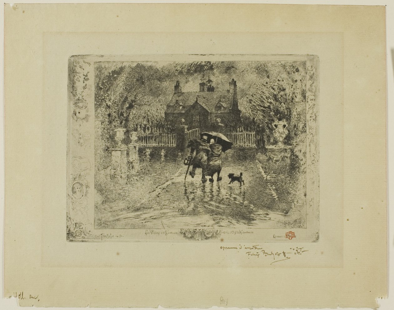 Ländliche Nachbarn von Felix Hilaire Buhot