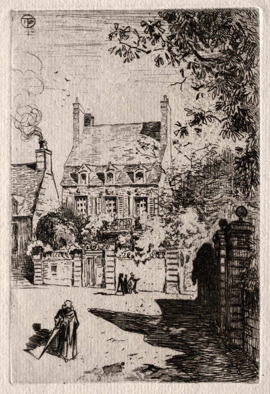 In der Provinz: Das Haus in Orléans von Felix Hilaire Buhot