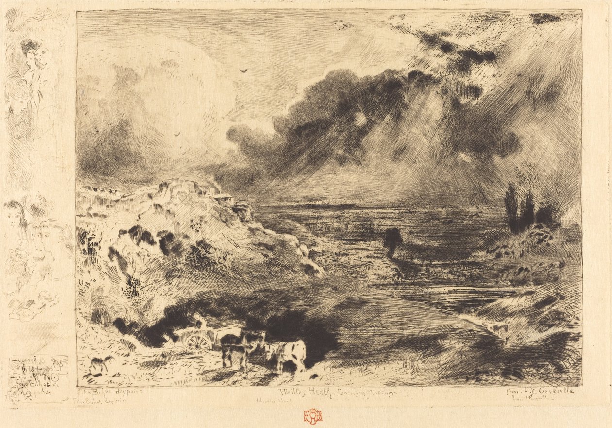 Der Sturm von Felix Hilaire Buhot