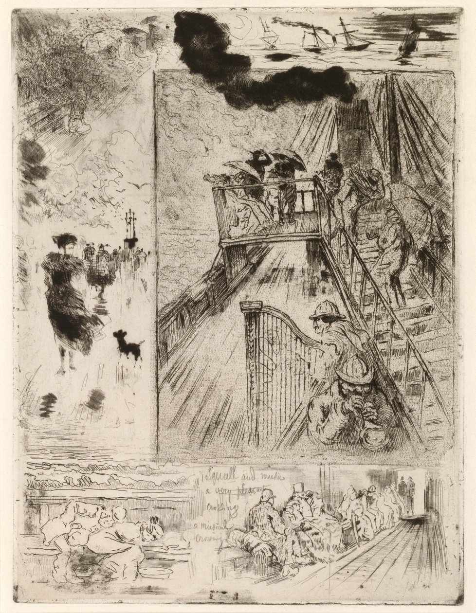 Die Überfahrt von Felix Hilaire Buhot