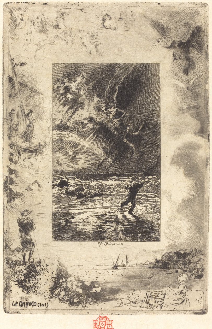 Der Schreier von Felix Hilaire Buhot