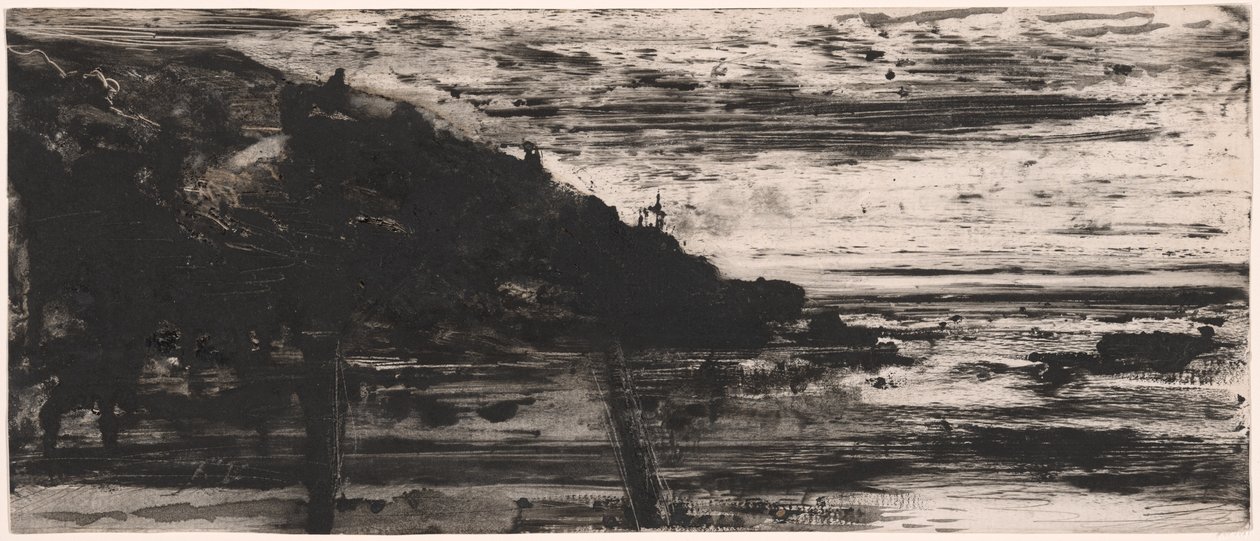 Meereslandschaft bei Dinard von Felix Hilaire Buhot