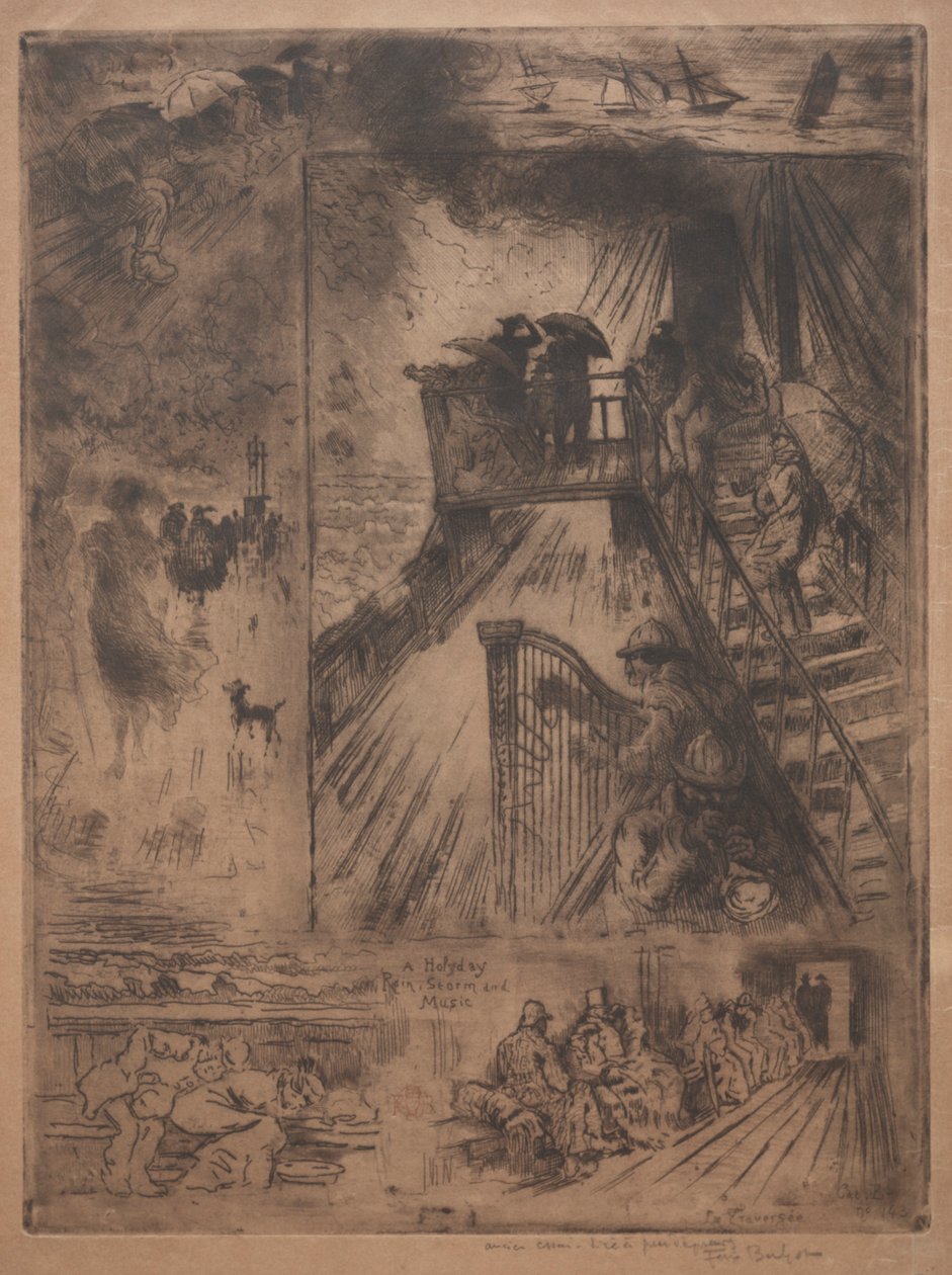 Die Überquerung von Felix Hilaire Buhot